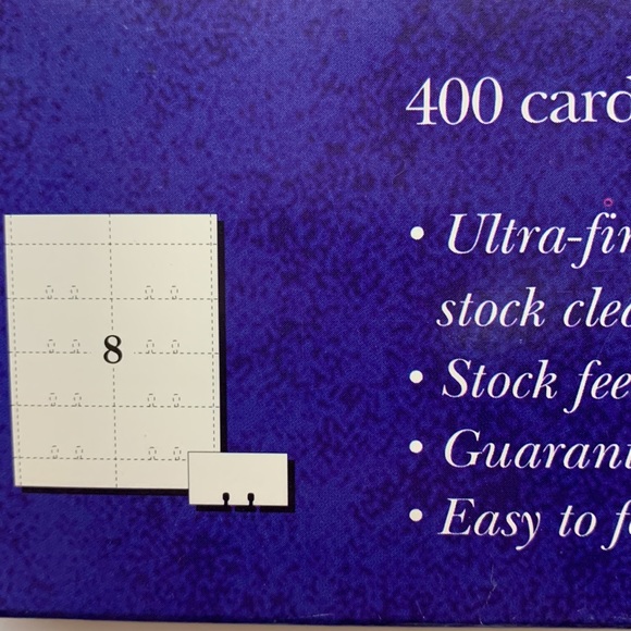 Avery | Laser Small Rotary Cards Pack of 400 Cards Make Business Cards Business - Picture 3 of 12